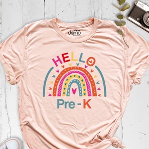 Hello Pre-K Shirt, Pre-K Teacher Shirt, Hello Pre K Grade Shirt, Teacher Shirt, Back to School Shirt, Preschool Squad T-Shirt, PreK T Shirt