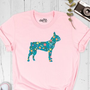 Floral Bulldog Shirt, Bulldog Tee, Bulldog Shirt, Floral Dog Shirt, Floral Dog Tee, Flower Dog Shirt, Cute Dog Shirt, Animal Lover Tee