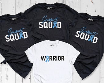 Support Squad Diabetes Warrior Shirt, Blue Ribbon Tshirt, Diabetes Awareness Shirt, Custom Team Motivational Shirt, Diabetes Survivor Shirt