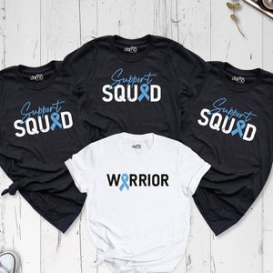 Support Squad Diabetes Warrior Shirt, Blue Ribbon Tshirt, Diabetes Awareness Shirt, Custom Team Motivational Shirt, Diabetes Survivor Shirt