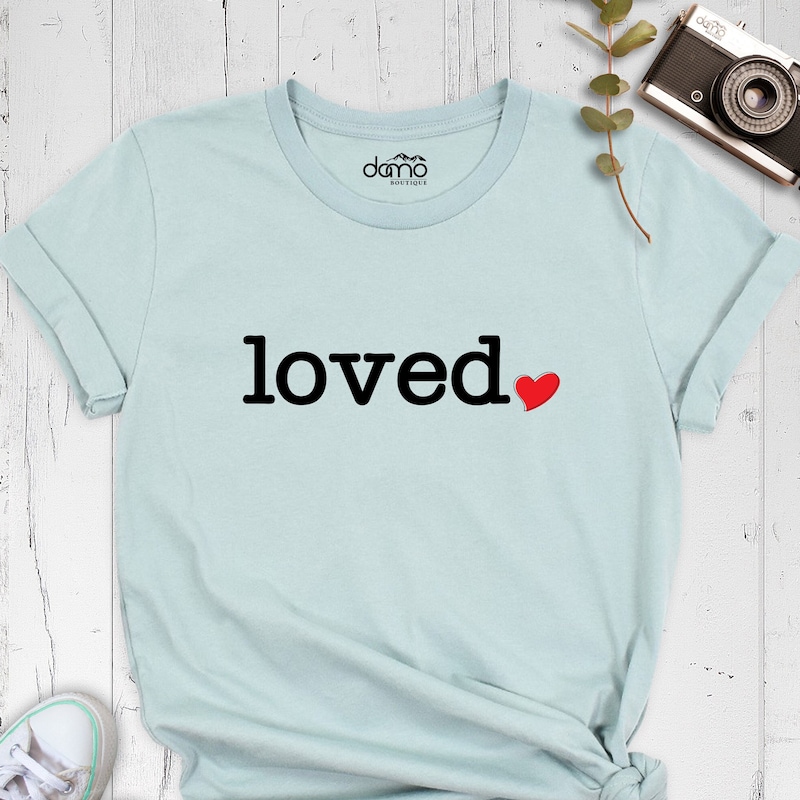 ROUND NECK T-SHIRT TO MY LOVE main image 1