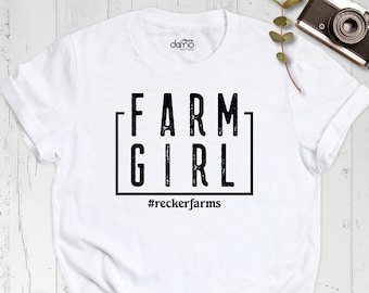 Farm Girl Shirt, Farm Shirt, Farm Wife Shirt, Farm Girl Tshirt, Farm Girl Tee, Country Shirt, Farming Shirt, Summer Camp Shirt, Farmer Shirt