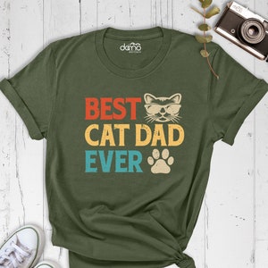 Best Cat Dad Ever Shirt, Funny Cat Dad T-shirt, Funny Cat Dad Shirt, Cat Father Shirt, Cat Lover Shirt, Funny Shirt Men, Father's Day Shirt