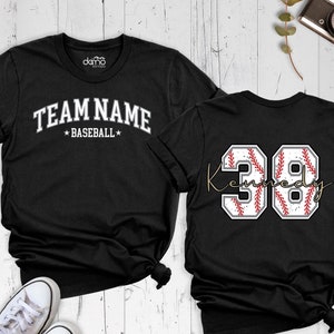 Custom Baseball Team Shirt by DamoBoutique