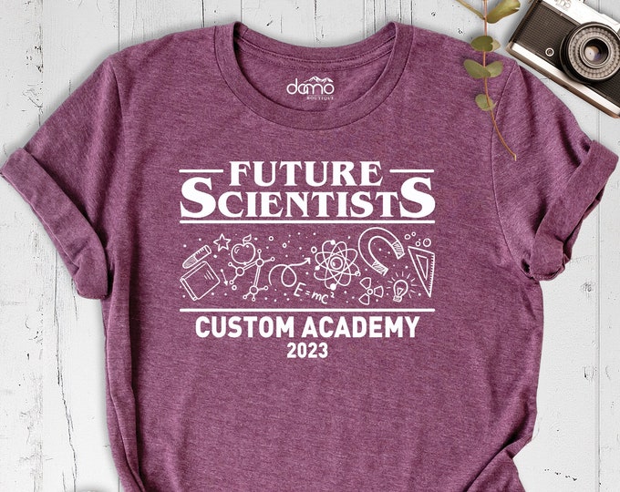 Science Teacher Shirt, Science Academy Shirt, Future Scientist Shirt, Custom Science Academy Shirt, Science Lover Shirt, Science Kids Shirt