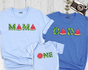 Family Watermelon Matching Shirt, Watermelon Dada Shirt, Watermelon Mama Shirt, Couple Watermelon Shirt, Family Summer Shirt, Fruit Baby Tee