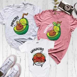 Family Avocado Shirt, Mamacado Shirt, Papacado Shirt, Funny Family Matching Shirt, Avocado Shirt, Baby Avocado Tee, Cute Family Shirt
