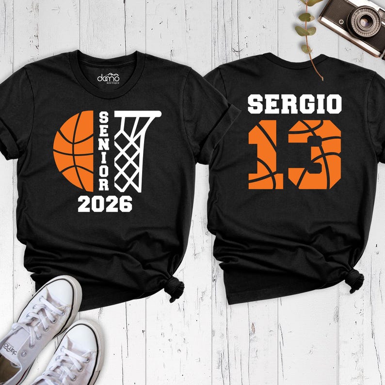 Customized Basketball Senior 2026 Shirt by DamoBoutique