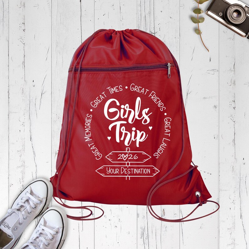 Custom Girls Trip 2026 Backpack Family Vacation Bag, Matching Family Travel Group Bag, Beach Party Bag, Summer Bag, Adventure Tote Bag image 7