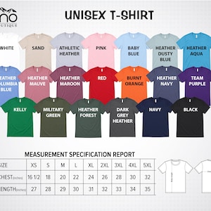 men's and women's tshirt sizes chart