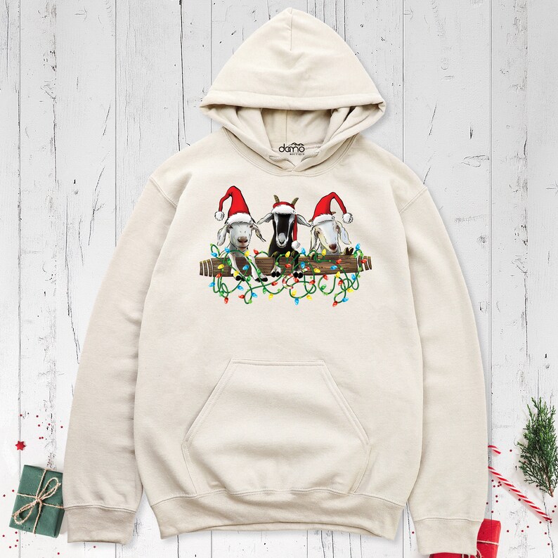Funny Farmer Christmas Hoodie by DamoBoutique