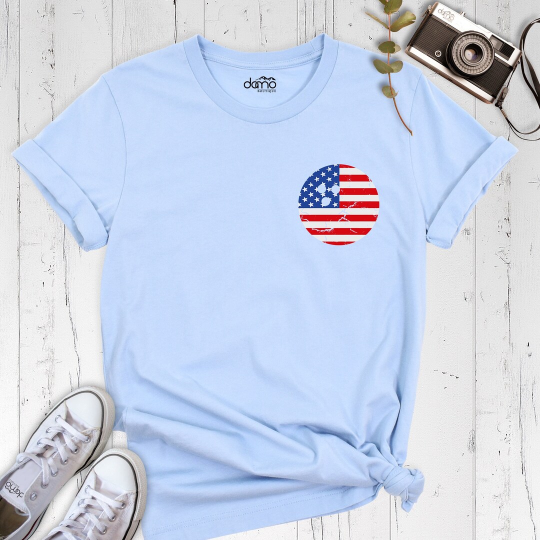 USA American Flag Bowling Shirt, Bowling 4th of July Shirt, American