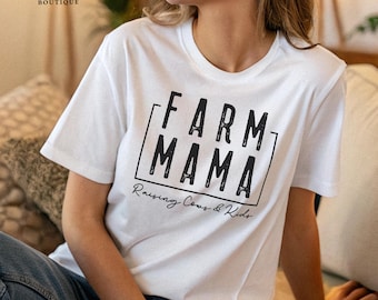 Farm Mama Shirt Farm Family Shirt, Mothers Day Shirt, Southern Mom Shirt, Farm Wife Shirt, Farm Life Shirt, Farming Shirt, Country Mama Tee