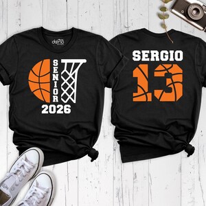 Camiseta personalizada de baloncesto para jugadores sénior de 2026, camiseta de baloncesto con tu nombre, camiseta personalizada con el nombre y número del jugador de baloncesto, uniforme del equipo de baloncesto imagen 11