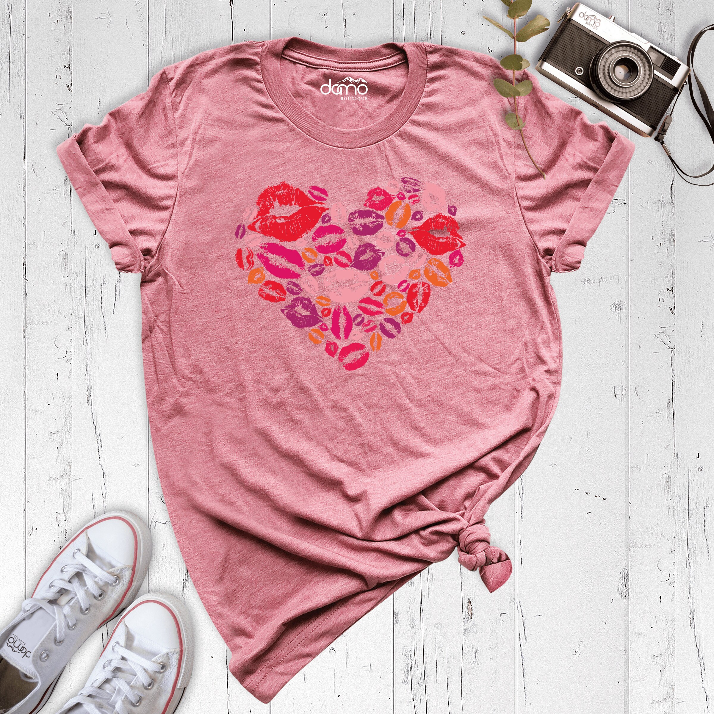 Heart Lips Shirt, Valentines Day Shirt, Couple Heart Shirt