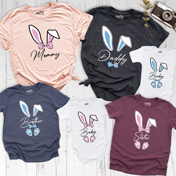 Brother Bunny T-Shirt Cute Matching Family Easter Shirt Brother Bunny T-Shirt Cute Matching Family Easter Shirt
