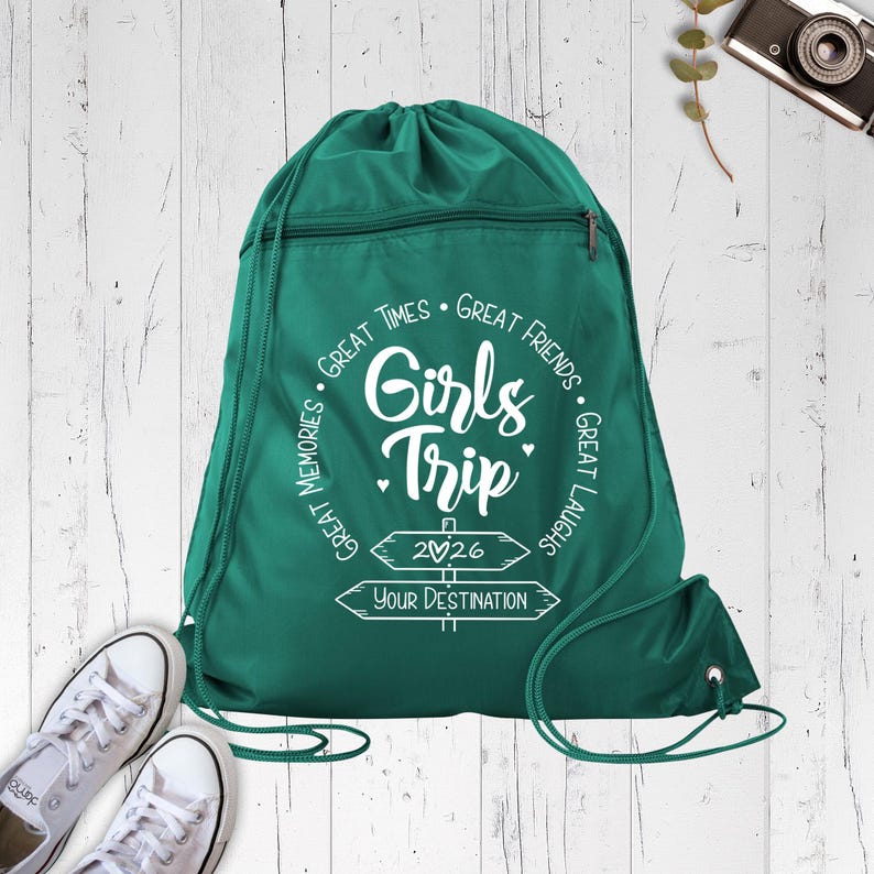 Custom Girls Trip 2026 Backpack Family Vacation Bag, Matching Family Travel Group Bag, Beach Party Bag, Summer Bag, Adventure Tote Bag image 8