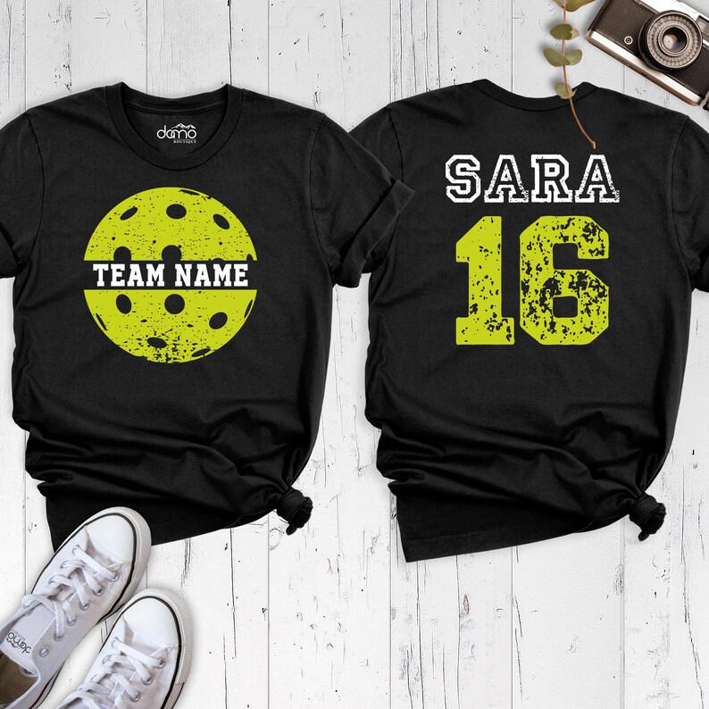Custom Pickleball Shirt Personalized Name Pickleball Team Tee, Racquetball Shirt, Pickleball Game Day Tshirt Tshirt, Pickleball Lover Tee Bild 11