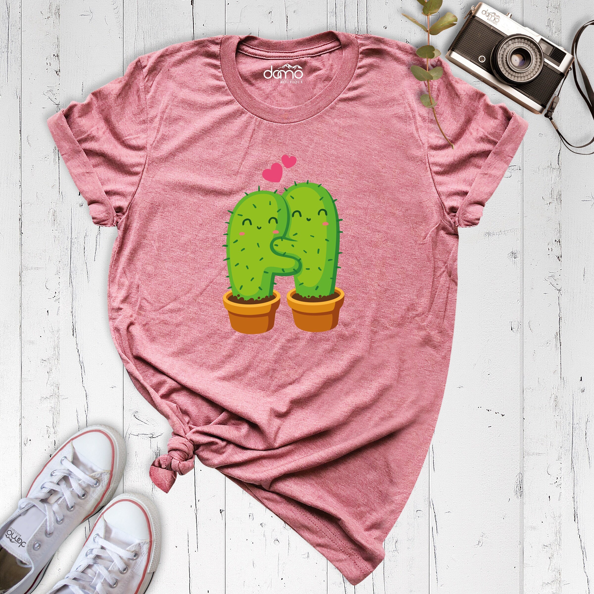 Camiseta de amor de cactus camiseta del dia de San Valentin camiseta de abrazos de cactus camiseta de amor camiseta de San Valentin de cactus camiseta del dia de San Valentin camiseta