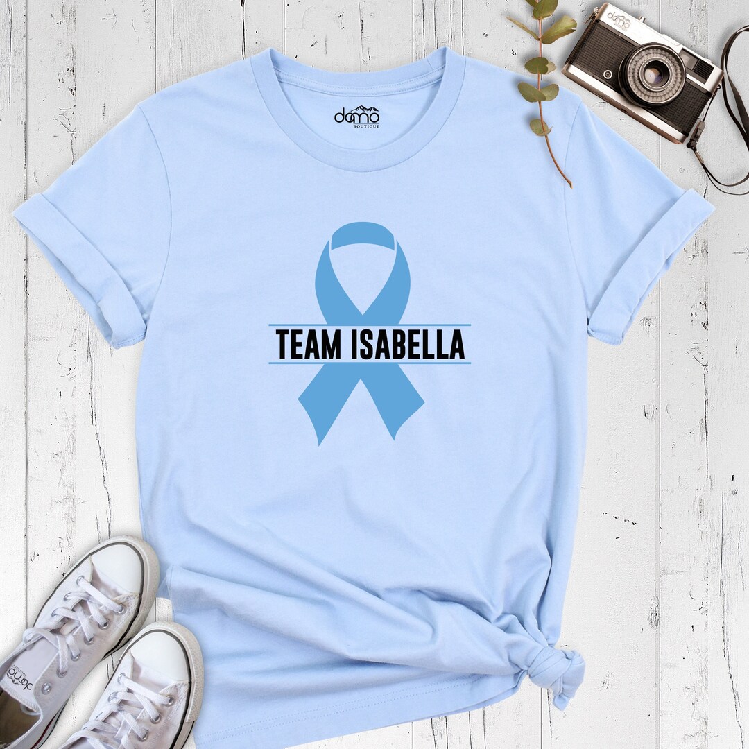 Blue Ribbon Team Diabetes Awareness Shirt, Motivational Group Tees, in