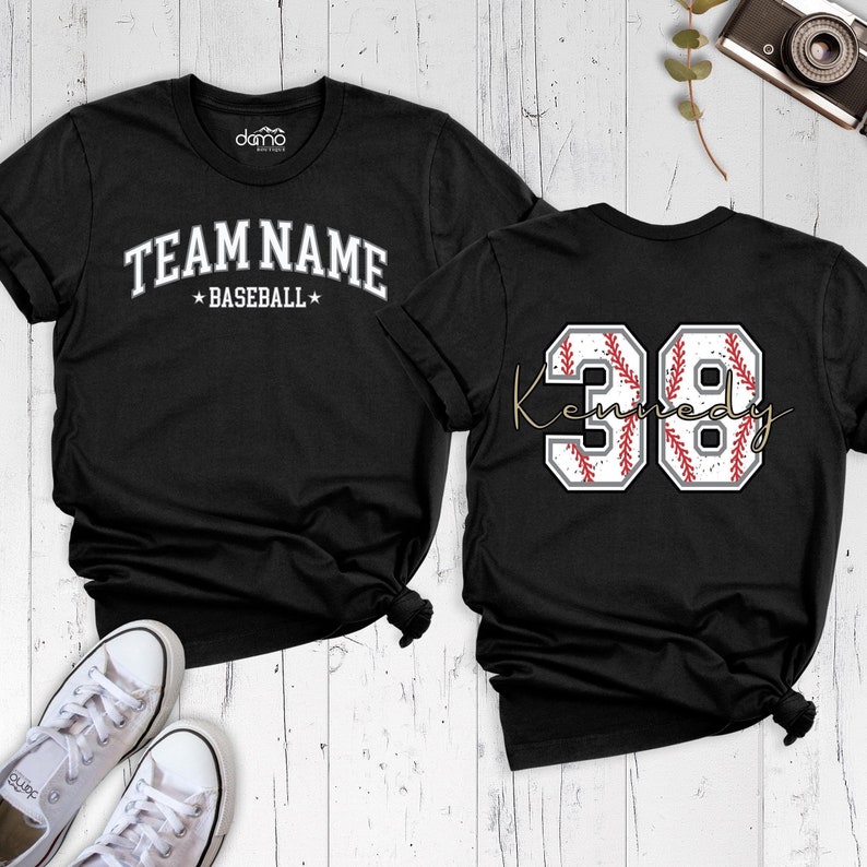 Custom Baseball Team Shirt by DamoBoutique