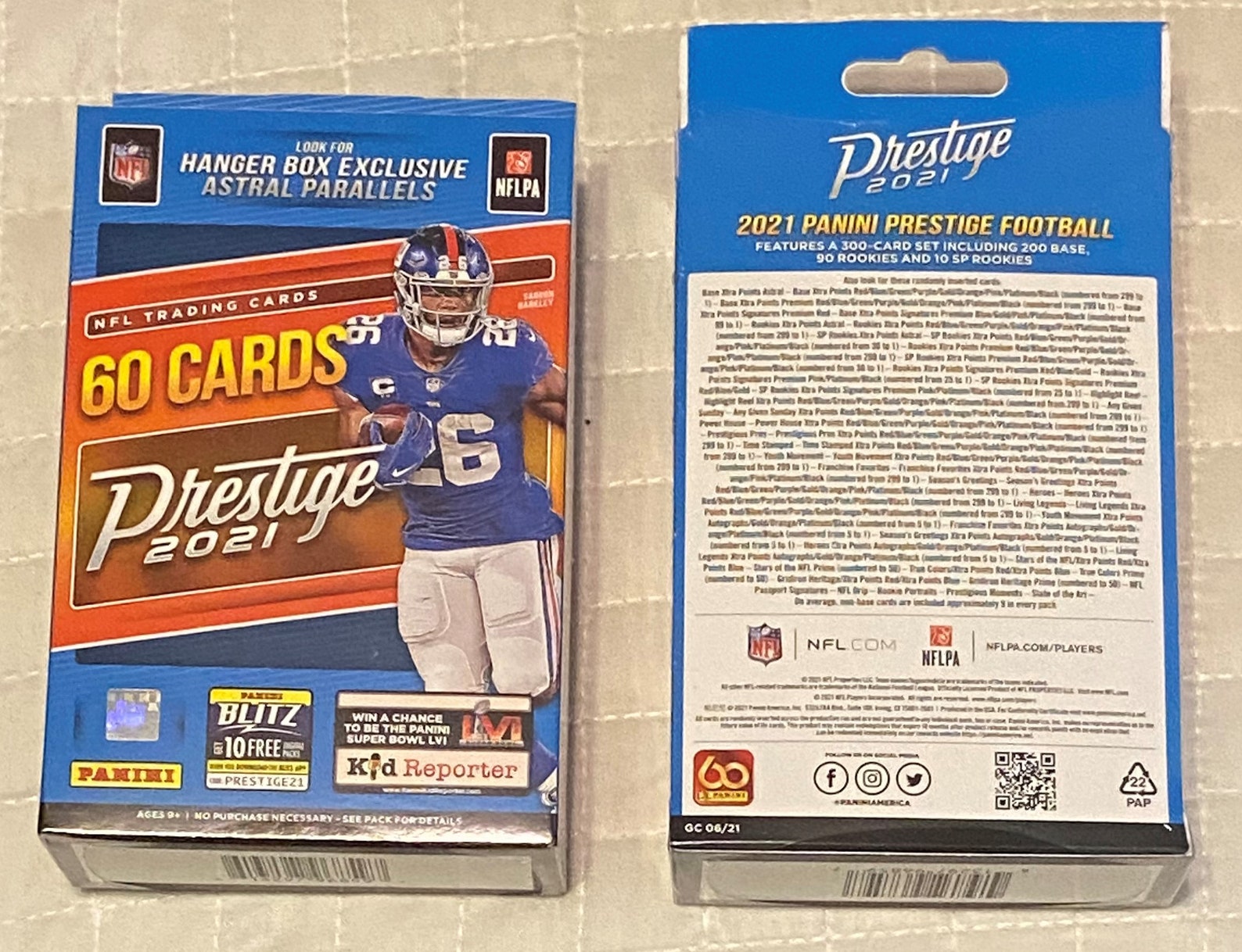 2021 Panini Prestige NFL Trading Cards 60 Football Cards Etsy