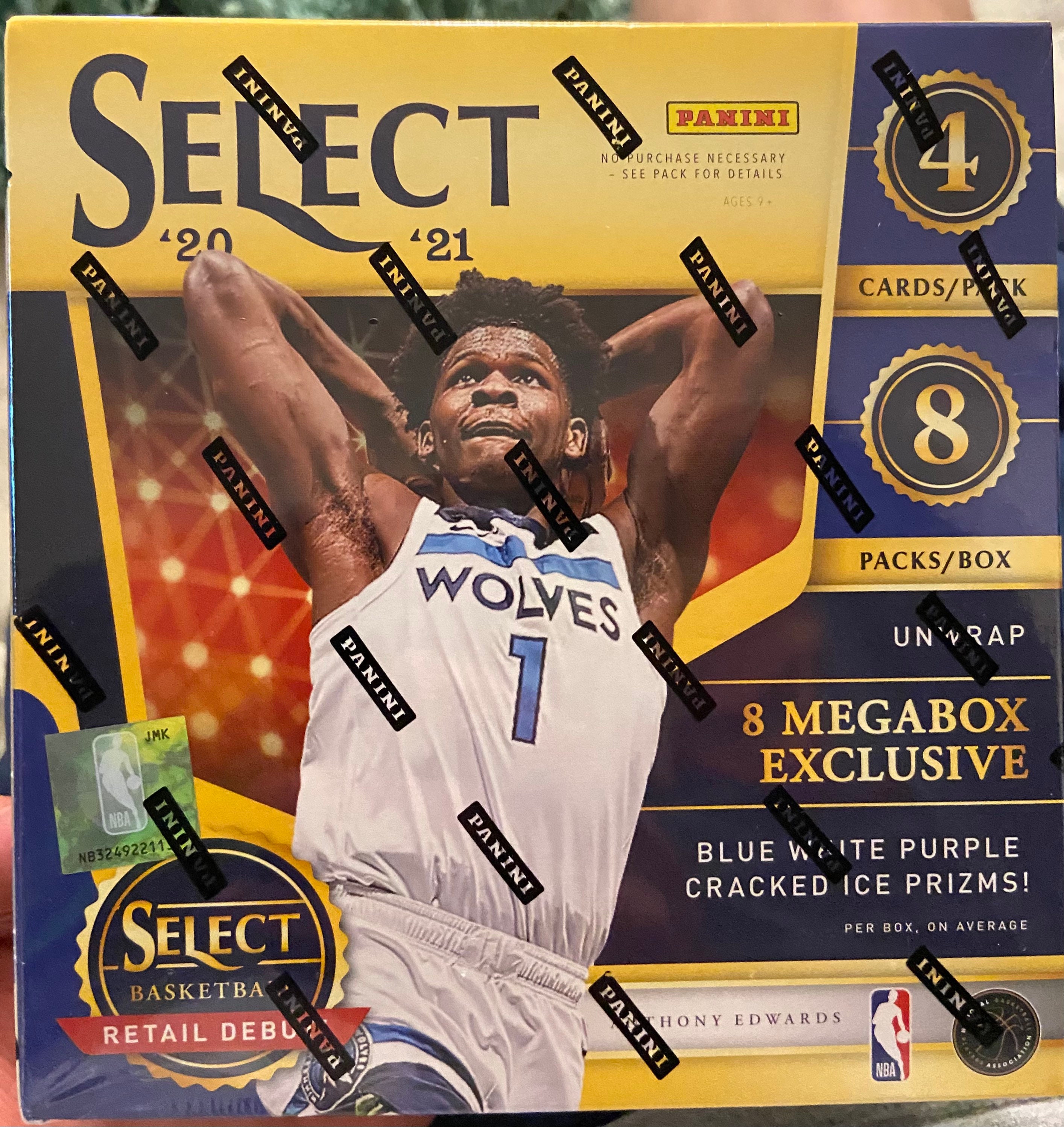 202021 Panini Select NBA Basketball MEGA BOX 32 Cards Etsy