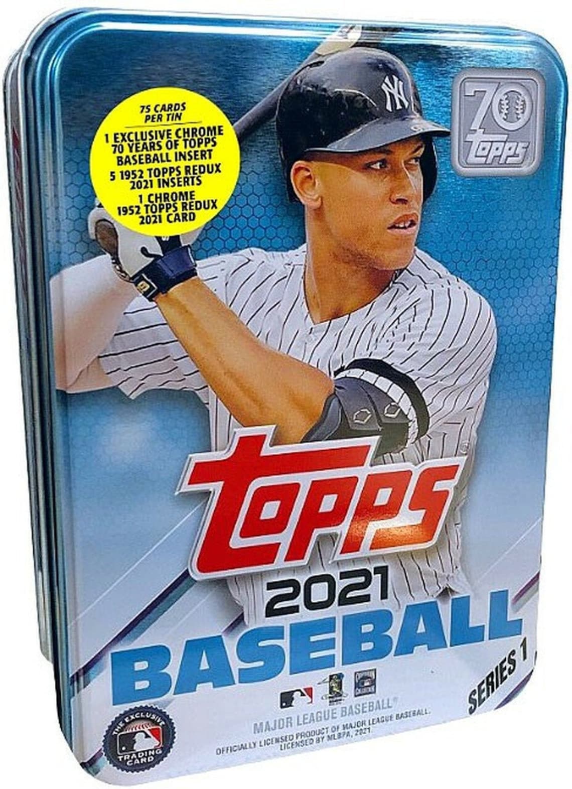 2021 Topps Baseball Series 1 Aaron Judge Collectible Tin Etsy