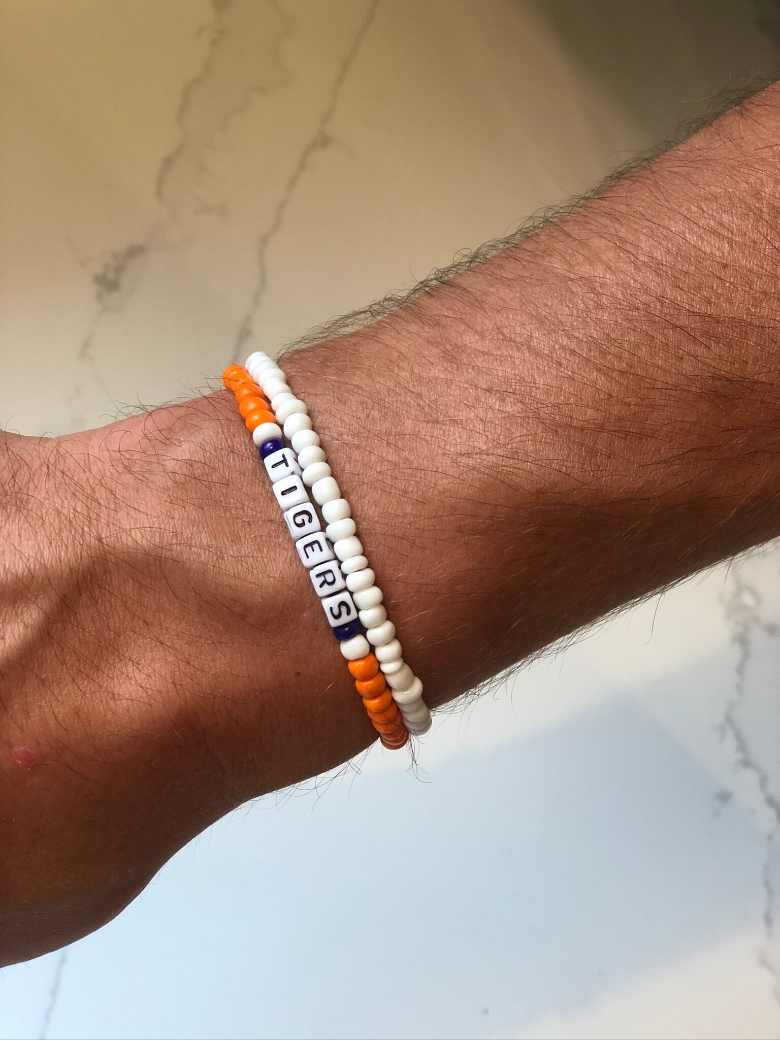 Sports bracelets beaded bracelets stackable bracelets Etsy