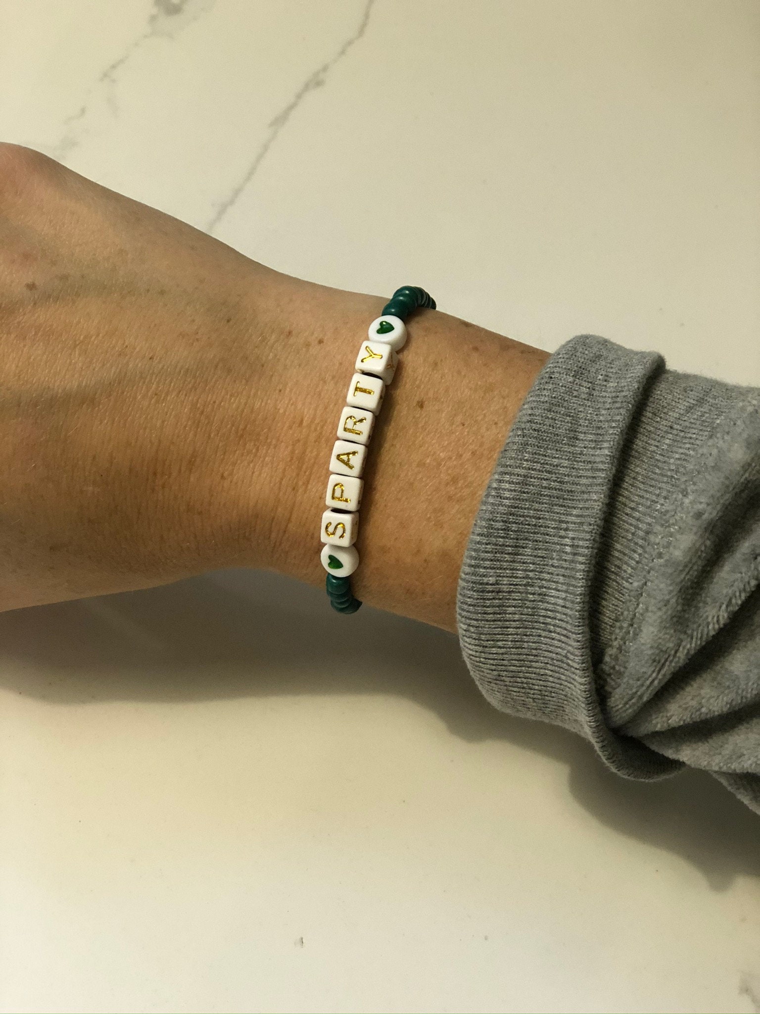 Sports bracelets beaded bracelets stackable bracelets Etsy