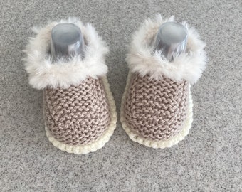 Instant Download Baby Ugg Shoes - Quick And Easy - Makes Three Sizes