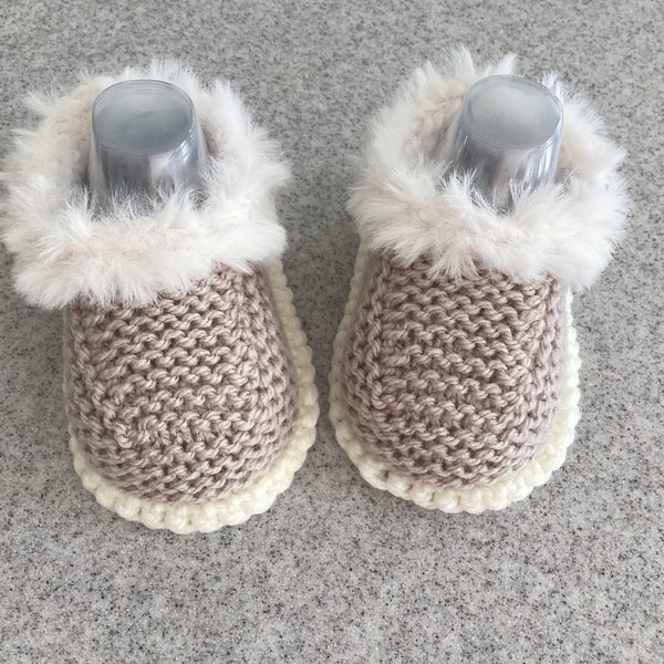 Instant Download Baby Ugg Shoes - Quick And Easy - Makes Three Sizes