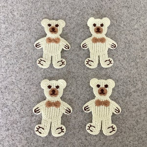 Two Bear Appliqué Patch - Size 7cms