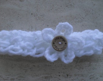 Instant download crochet pattern baby girl head  band quick and easy makes five sizes
