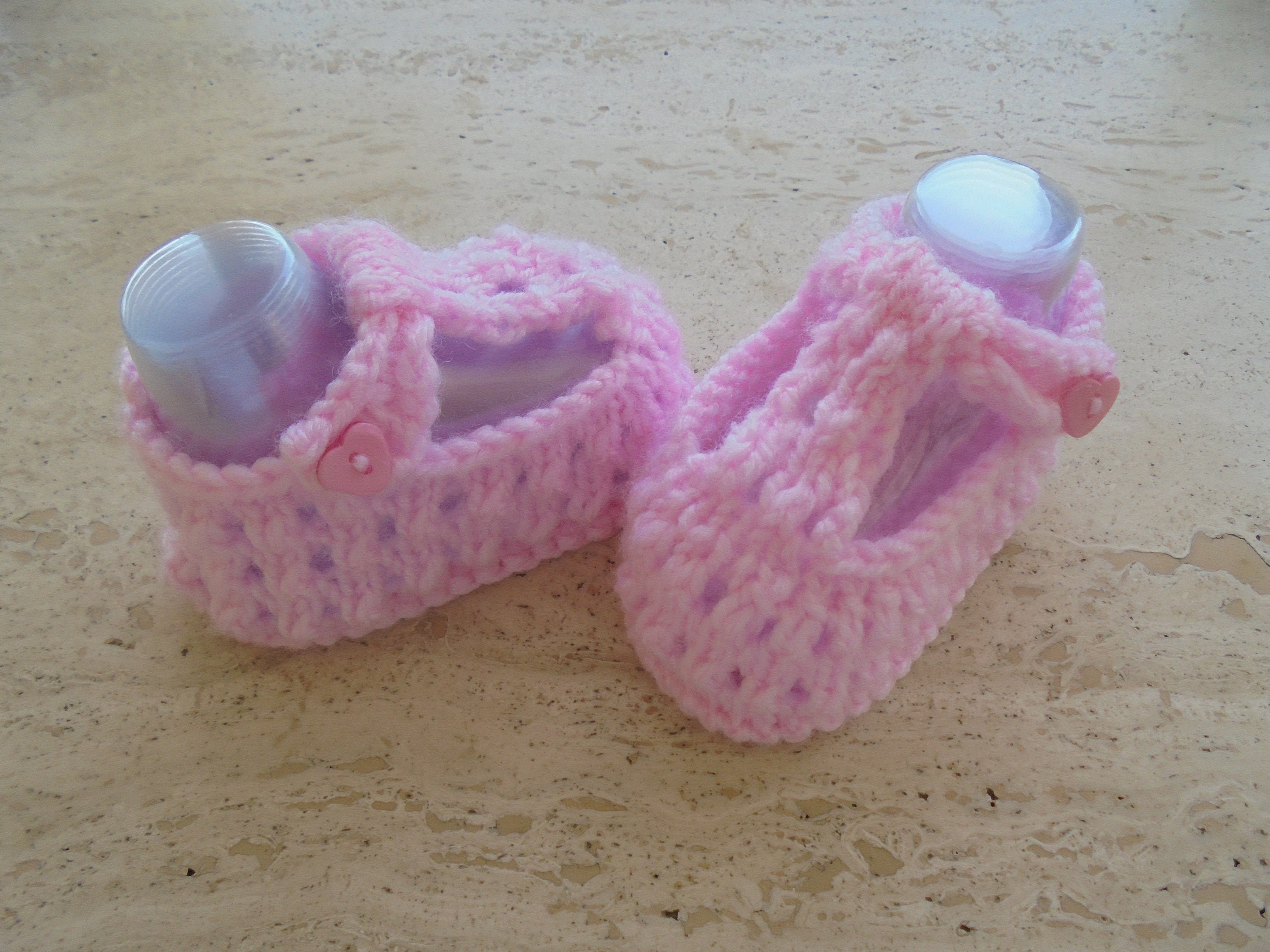 Instant Download Knitting Pattern Baby Girl Shoes Quick and Etsy UK