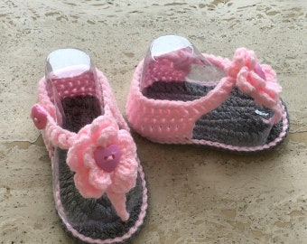 baby girl size 6 sandals
