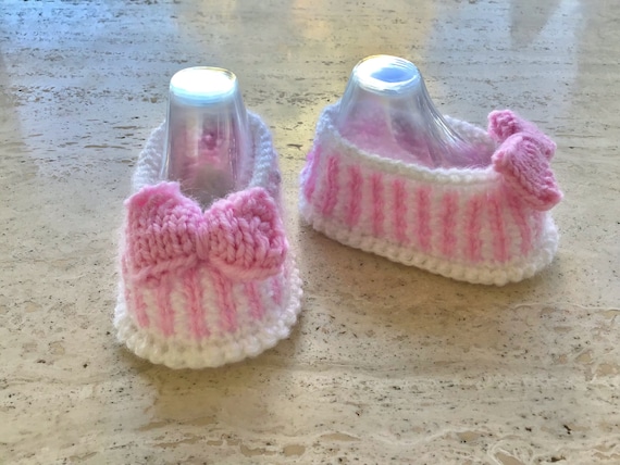 Shoes knitting best sale pattern