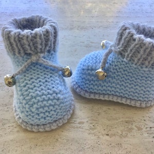 Sofortiger Download Strickanleitung schnell und einfach Babyschuhe - ergibt drei Größen