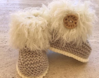 Knitting Pattern Baby Booties - Unisex - Makes Three Sizes