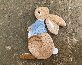 Rabbit Applique, Patch, Embellishment Size 5cms x 4cms