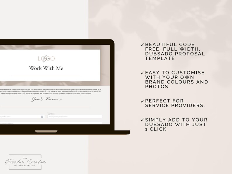 Dubsado One Click Lead Capture Template for Service Providers | CODE FREE | Dubsado Template | Lead Capture Template | Dubsado Forms image 4