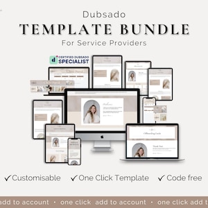 Pacchetto di modelli Dubsado One Click per fornitori di servizi / CODICE GRATUITO / Proposta Dubsado, acquisizione lead, questionario di onboarding, modulo Dubsado