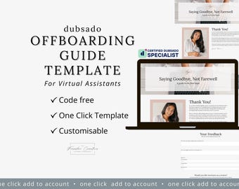 Dubsado One Click Offboarding Template für Virtuelle Assistenten | CODE FREE | Goodbye Packet, Offboarding Packet, Dubsado Form