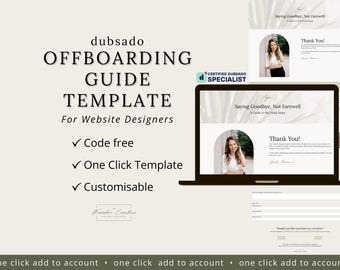 Dubsado Template für Website Designer | Verabschiedungspaket | Offboard Paket | Abzugsführer | Dubsado-Form