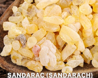 Organic  Gum sandarac (sandarach),Resin Incense - Tetraclinis articulata, 100% Natural , 6 oz