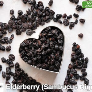 Natural Organic  100% ELDERBERRY | Sambucus Nigra | Elderberry Berries Tea   | Dried Elder Berry  | Herbs | Vitamin  |  1 -5 oz 150 gr