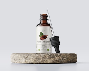 100% Pure & Natural Organic Cacao Beans Seed Butter  COLD PRESS oil - Aromatherapy oil,  PTheobroma Cacao Seed Butter.