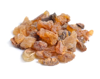 Organic Sweet Myrrh Resin, 100% Pure Natural Organic Opopanax Gum Resin , Myrrh Absolute-Commiphora  15 GR 1/2 OZ
