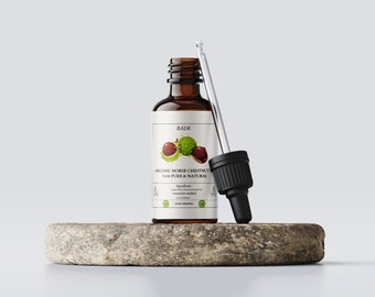100% Pure & Natural Organic Horse Chestnut   Cold press oil - Aromatherapy oil, Aesculus Hippocastanum Seed Extract Oil