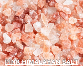 100% natuurlijke korrels Premium roze Himalayazout - grove maling | Natuurlijk mineraalrijk Cooking & Spa Essential - 5 OZ (150 gr)